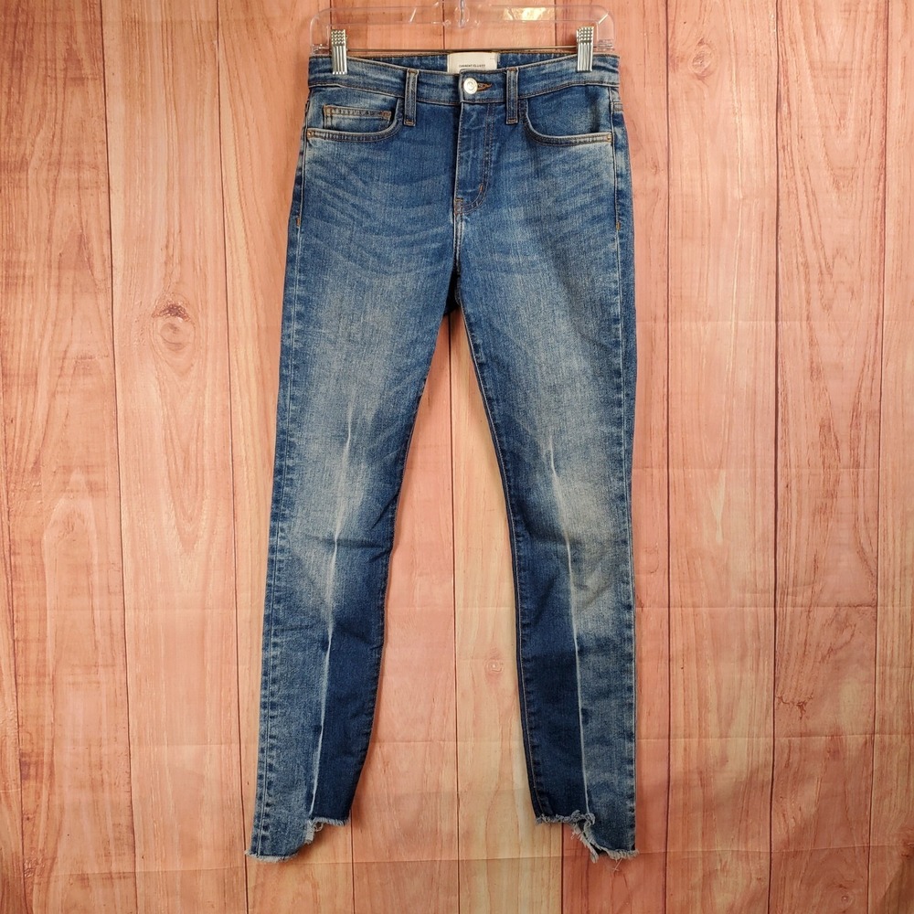 Current Eillott The Original Stiletto‎ Jeans Sz 26 Hacked Hem